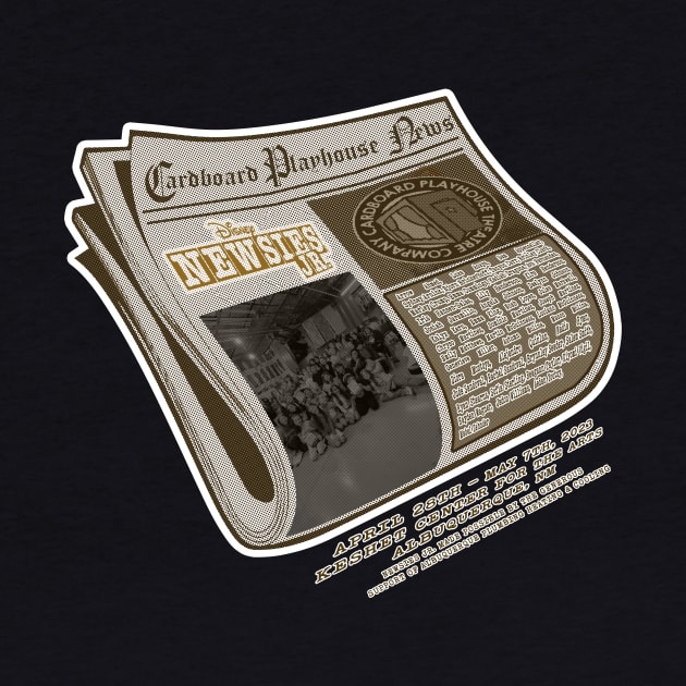 Cardboard Playhouse Theatre Company Newsie's Jr. Show Shirt by cardboardplayhouse